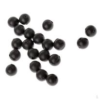 20vnt 5mm guminiai žūklės karoliukai, tinkami karpiams.