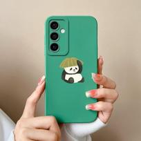 Telefono dėklo dangteliai, skirti Samsung Galaxy S24 Ultra F15 S24+ A55 A15 M15 Cute Bear Animacinio modelio smūgiams atsparus silikoninis minkštas aukštos kokybės buferis, skirtas Samsung Samsung Galaxy F15 5G