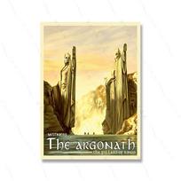 Filmo plakatas Sienos spaudinys Retro Kelionės Abstraktus Drobė Vintažinis Filmas Viduržemio kraštovaizdis Tolkieno tapyba Vaikų kambarys Namų dekoras 21x30cm No Framed