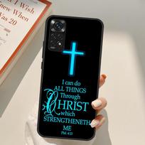 Krikščionių Jėzaus Kristaus Biblijos eilėraščių dėklas, skirtas „Xiaomi Redmi Note 11 Pro 8 9 11S 10S 9S Note 10 Pro“, skirtas „Redmi 10 10C 9A 9C“ Redmi 9