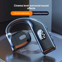 Belaidės Bluetooth 5.3 ausinės su ausies lankeliu, Hi-Fi stereo ausinės, triukšmą slopinanti laisvų rankų įranga, TWS sportinis ausinis