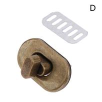 Mini Ovalus Sukamas Užraktas Metalo Užsegimas Sagtis Piniginei, Moteriškai Rankinei, Pečių Krepšiui, Aksesuarai as the picture