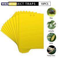 10/50 vnt. geltonų vabzdžių gaudyklių sodo vabzdžiams gaudyti ir stipriai lipnių kenkėjų 10pcs