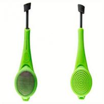 Silikoninis arbatos sietelis, daugkartinio naudojimo arbatos maišelis, infuzorius, filtras, difuzorius, birių arbatos lapelių, žolelių arbata 1pc green