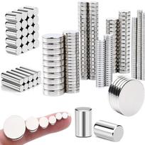 Šaldytuvų magnetai biurui, pomėgiams, amatams ir mokslui, maži diskiniai magnetai, cilindriniai strypų magnetai, stumdomi magnetai ir lentos magnetai 2x1mm 50Pcs