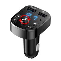 Automobilinis įkroviklis Bluetooth 5.0 FM siųstuvas dvigubas USB greitas įkroviklis laisvų rankų įranga Aux Audio MP3 grotuvas automobilinis rinkinys