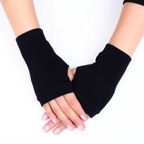 Women Gloves Winter Warm Fashion Mittens Outdoor Half Finger Knit  Accessories juoda