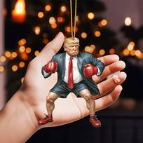 Kūrybingas animacinis pakabukas naujas Trumpo pakabukas akrilinis lėktuvas automobilio galinio vaizdo veidrodėlio dekoracija kuprinės pakabukas