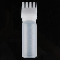 120 ml plaukų dažų buteliukas su aplikatoriaus šepetėliu salono plaukų dažymo dažymo buteliukai balta