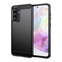 Skirta Samsung Galaxy A36 5G dėklas Samsung Galaxy A36 5G dangtelis Atsparus smūgiams Šlifuotas TPU Apsauginis telefono galinis dangtelis Samsung Galaxy A36 For Galaxy A36 5G raudona
