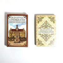 Senojo stiliaus „Lenormand“ būrimo kortos, angliška versija, A 38 „Oracle“ kaladės, būrimo likimo kortos, žaidimų kortos