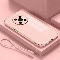 POCO F7 Ultra Padengti Kameros Objektyvo Apsauginiai Dangteliai Xiaomi POCO F7 Pro X7 Pro Minkšto Silikono Smūgiams Atsparus Dangtelis Dirželis For POCO F7 Ultra rožinė