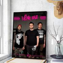 B-BLINK-182 „Hot Band“ plakatas Namų baldų dekoravimas Aukštos kokybės kraftpopieriaus plakatas Sienų tapyba Darbo kambario dekoravimas Svetainės dekoravimas 21cm×30cm NoFrame