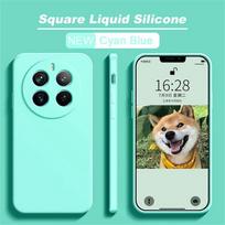 For For Realme 12 Pro Plus Case Square Liquid Silicone Back Soft Cover For Realme 12 Realme12 Pro 12Pro Plus Shockproof Phone Case For Realme 12ProPlus