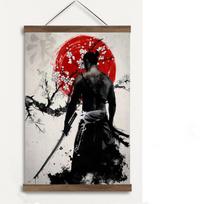 Japonijos samurajų anime plakatas Abstraktus sienos menas Bušido drobė Tapyba Japonijos kariai portretas Paveikslėlio spausdinimas Namų sienų dekoras be rėmelio 21*30cm