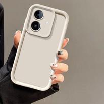 Dėklas Realme Note 60x, Telefono dėklas Realme Note 60x, Matinis galinis dangtelis Realme Note 60x, Apsauga su odos pojūčiu, Smūgiams atsparus dėklas For Realme Note 60x white