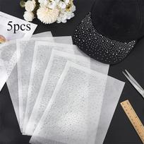 5 lapai cirkonio karštų klijų aplikacijų lietingos dienos išdėstymas stiklo cirkonio karšto fiksavimo dekoracijos aplikacijos skaidraus kristalo cirkonio karšto lydalo lipdukai pleistrai 5pcs