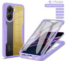 XIAOMI POCO X7 Pro 360 telefono dėklas Pilnos apsaugos ekrano apsauga Kameros objektyvo buferio korpusas Funda 360 protective case&Poco x7 pro
