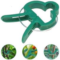 50PCS Reusable Plant Support Clips Garden Greenhouse Plastic Clips Tomato Cucumber Vine Vegetable Stem Gardening Tools 10PCS žalia