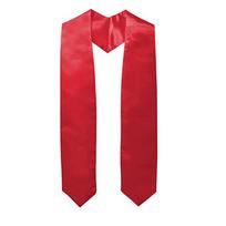 Išleistuvių sezono satino juostos juosta: Vienspalvis pečių dirželis pradinės, vidurinės mokyklos ir universiteto ceremonijoms One Size pink