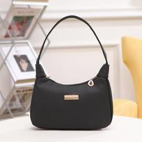All-match Women's Shoulder Bag Ladies Bag One Size juoda
