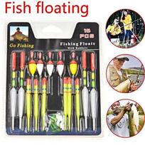 15Pcs Plastic Fishing Floats Set, Card Packed Vertical Bobbers for Fishing Accessories bordinė