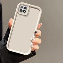 Samsung Galaxy A22 5G dėklas 4G A22S F42 S telefonų dėklai Apsauga Kamera Apsauga nuo kritimo Minkštas galinis dangtelis F 42 Fundas Capa For Galaxy A22 5G balta