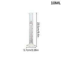 1 vnt. Profesionalus storas stiklinis graduotas matavimo cilindras įrankis 5 ml 10 ml 25 ml 50 ml 100 ml matavimo cilindras laboratoriniam tiekimui 10ML