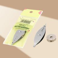 Cross-Border DIY Hand-Woven Tatting Shuttle & Loom Tools Set Metal SKC Weaving Tool