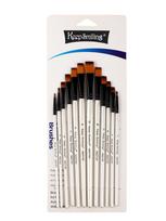 12-Piece Acrylic, Watercolor, and Oil Paint Brush Set – No Shed, Includes 13 Gouache Brushes Set Package