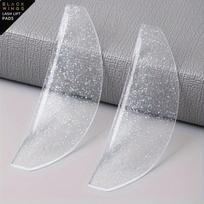 1 Pair Silicone Eyelash Perming Pads Professional Lash Curling and Lifting Tool with Sparkle Finish for Keratin Eyelash Extension gray