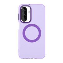 For Samsung Galaxy A17 5G Case Luxury Magsafe Magnetic Wireless Charging Candy Case For Galaxy A17 A 17 GalaxyA17 Lens Cover For Galaxy A17 5G violetinė