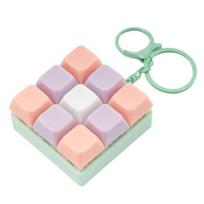 9 klavišų Fidget klaviatūros raktų pakabukas Streso ir nerimo malšinimo klaviatūros spragtukas Raktų pakabukas Nešiojamas dekompresijos mygtukas Sensory žaislas E