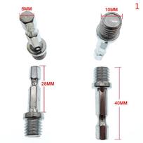 0/14Mm 1/4 šešiakampis švaistiklio adapterio gręžimo griebtuvas M10 M14 jungiamasis strypas as the picture