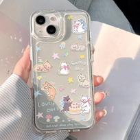 Dėklas telefonui iPhone 11 12 13 14 15 16 17 Pro Max Dėklas Samsung A36 A56 A06 A05 A15 A55 Dėklas Xiaomi 11 12 Redmi 12C Note 11 12 13 9 10 C65 Mielas iPhone 11 Pro Max gryna