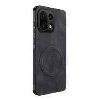 OnePlus 15 Avikailio Magnetinis Telefono dėklas For One Plus 15 Madingas Naujo Stiliaus Raštuotas Odinis Telefono Dangtelis For One Plus 15 Korpusas OnePlus 15 pilka spalva