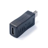 Type-C Female to Mini USB Male Adapter Portable Connector Support Charging and Data Transfer USB C to Mini USB Converter 1