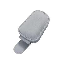Magnetic Automobile Visors Clamp, Car Sun Visors Glasses Holder PU Leather Adaptable Angles for Different Glasses Frames