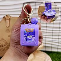 Mielas animacinis Sanrio Kuromi 3D sulankstomas iššokantis raktų pakabukas Mokyklos temos miniatiūrinis raktų pakabukas Mažos dalys Raktų pakabukas Visų amžiaus draugams