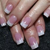 Stylish Medium Square Coffin Press On Nail French Tip Full Cover False Nail Stick on Nail For Women And Girls 24 Pieces 1