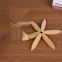 Bamboo Christmas Tree Heat Insulation Pad Coaster for Dining Table