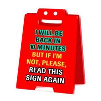 Red Acrylic Desk Caution Sign Heavy Duty Prank Desktop Warning Sign Home Office Desk Mini Table Sign Decoration Ornament Co-worker Gag Gift E