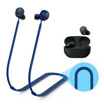 Belaidžių Bluetooth ausinių ausinių kaklo dirželis, silikoninis laikiklio kabelis, skirtas Sony WF-1000XM5 mėlyna