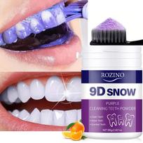 9D violetiniai dantų balinimo milteliai - Momentinis balinimas ir dėmių šalinimas, 80g blue