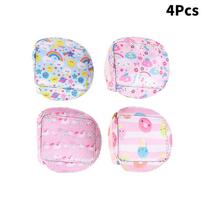 4/8Pcs Children's Amblyopia Eye Patch Cartoon Single Eyeshade Washable Kids Strabismus Correction Astigmatism Training Eyeshade Girl 4Pcs white