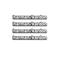 4 vnt./8 vnt. aukštos kokybės Metalinis harman/kardon automobilio Hi-Fi garsiakalbis garso garsiakalbio ženklelis stereo emblemos lipdukas Automobilio stiliaus aksesuarai