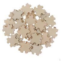 50 medinių dėlionės detalių Dvišalis Rankų darbo Amatas Vestuvių Šventės Dekoracija beige