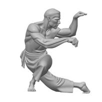 3D Printed Kung Fu Figurine, Kung Fu Master Statue with Exquisite Texture Stable Base, Martial Arts Collectible Sculpture for Home Office Decor pilka