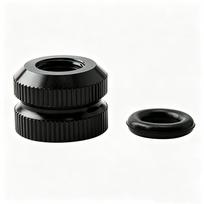 Bicycle Presta Valve Nut Compatible with Tubeless Tire Valves Aluminum Alloy Construction Durable Design for Secure Wheel Attachment One Size juoda