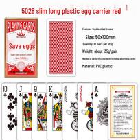 Wan Quan Waterproof Narrow PVC Guandan Poker Cards - Durable Outdoor Play